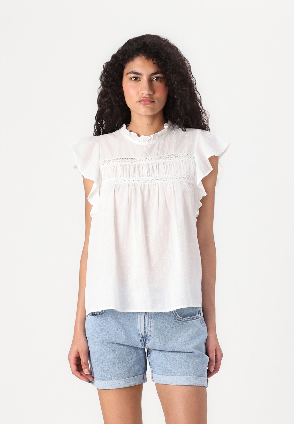 

Блуза ONLKATTI DOBBY ONLY, кремовый