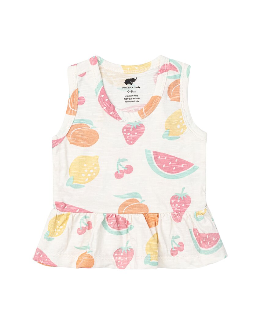 

Майка-борцовка Monica + Andy с баской, цвет multi