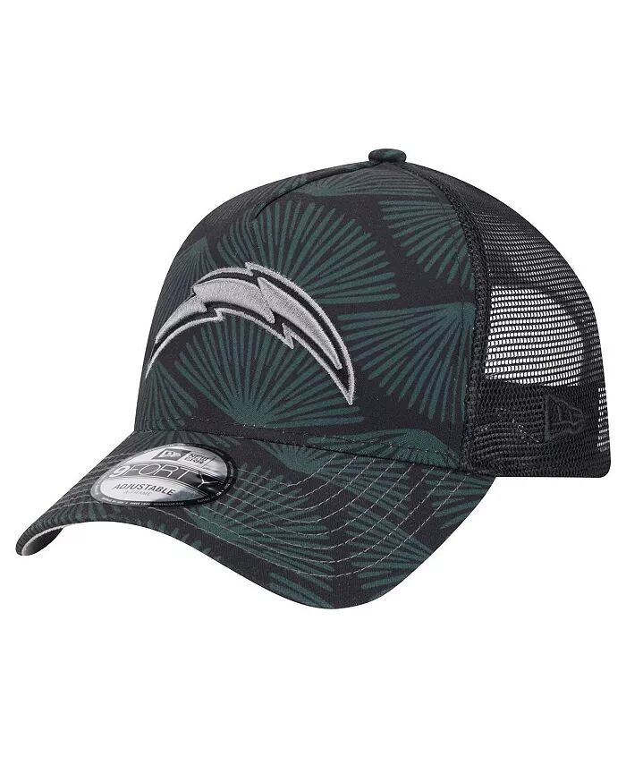 

Мужская черная регулируемая кепка Los Angeles Chargers Agave Trucker 9FORTY New Era