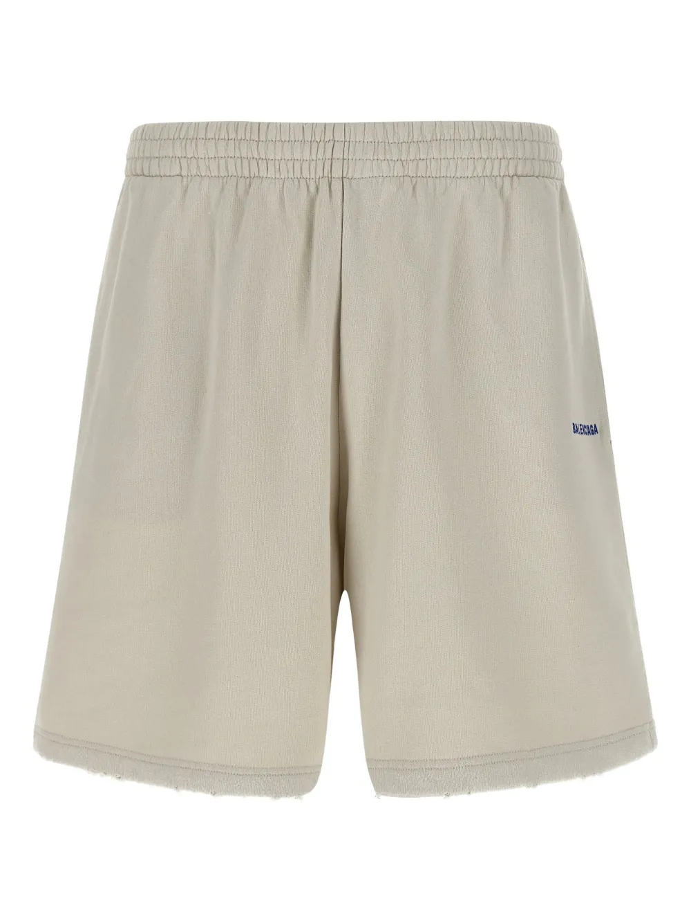 

Вышитые флисовые шорты BALENCIAGA, нейтральный