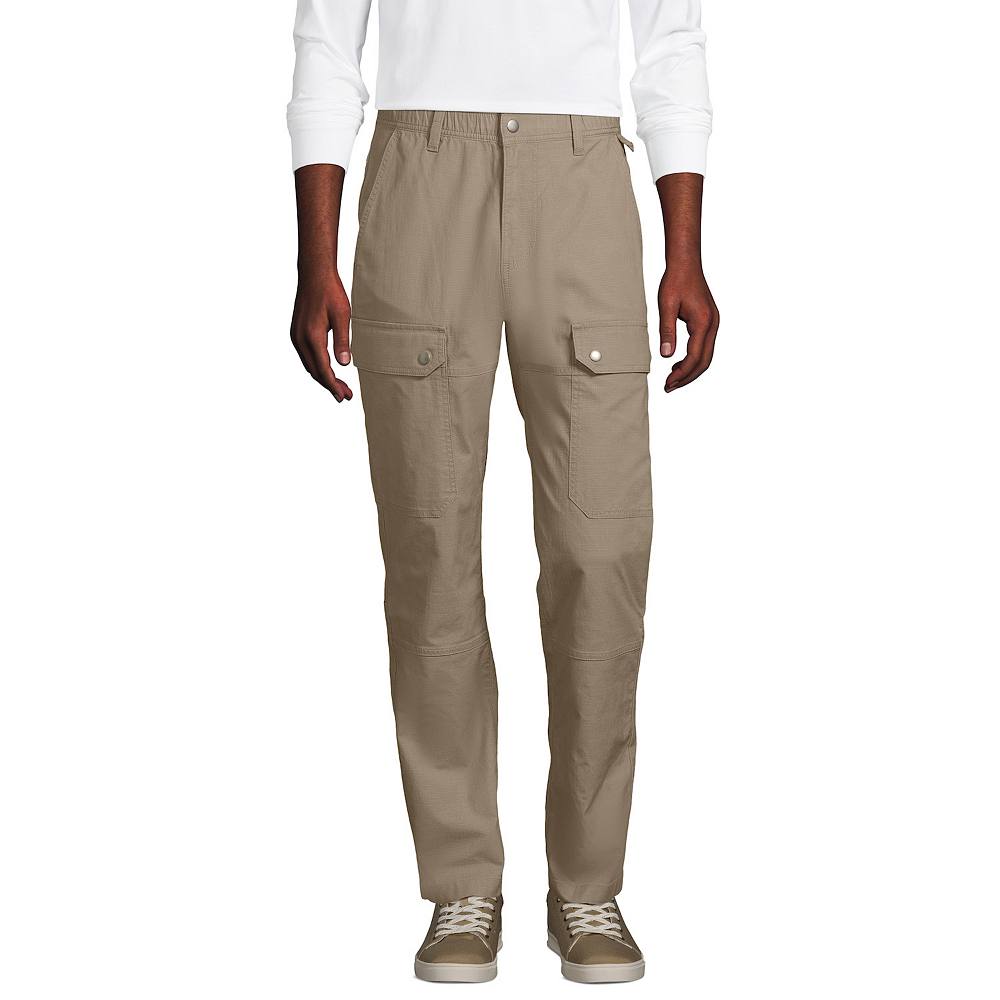 

Мужские брюки-карго Lands End Ripstop Utility Lands' End, цвет Khaki