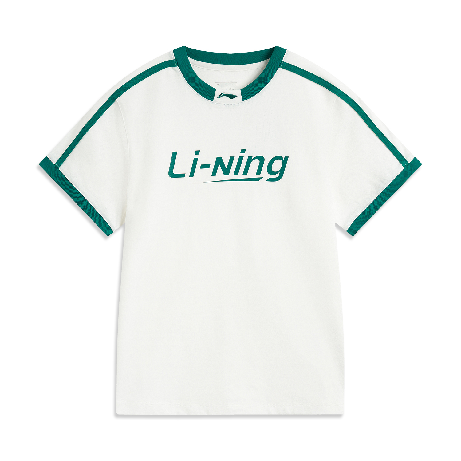 

LINING Футболка Women's Ivory/Stone Green, Зеленый, LINING Футболка Women's Ivory/Stone Green