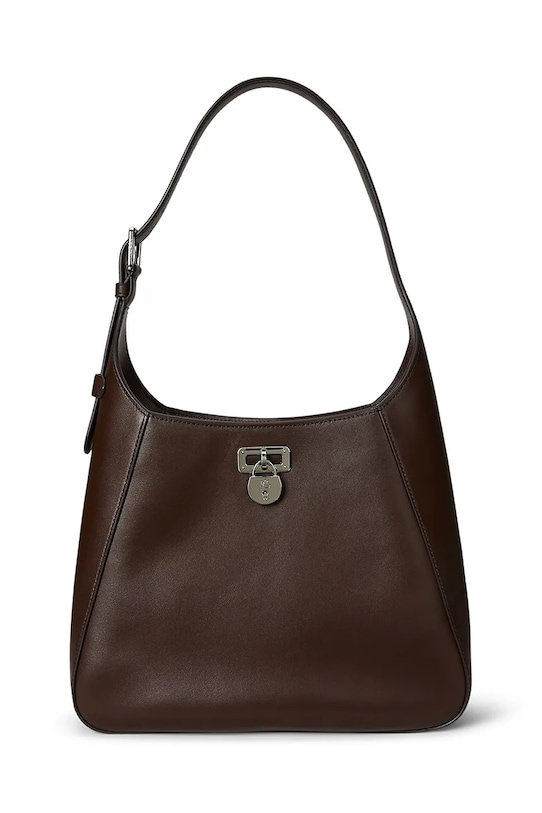 

Кожаная сумка Lauren Ralph Lauren, коричневый