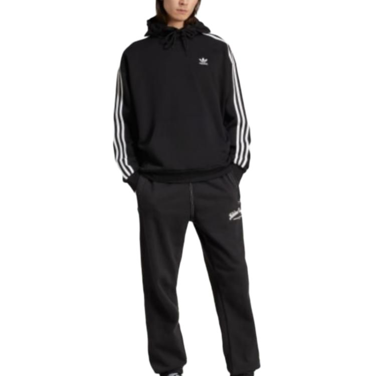 Adidas Adicolor Багги Фит Худи Adidas Originals, Черный — фото 4
