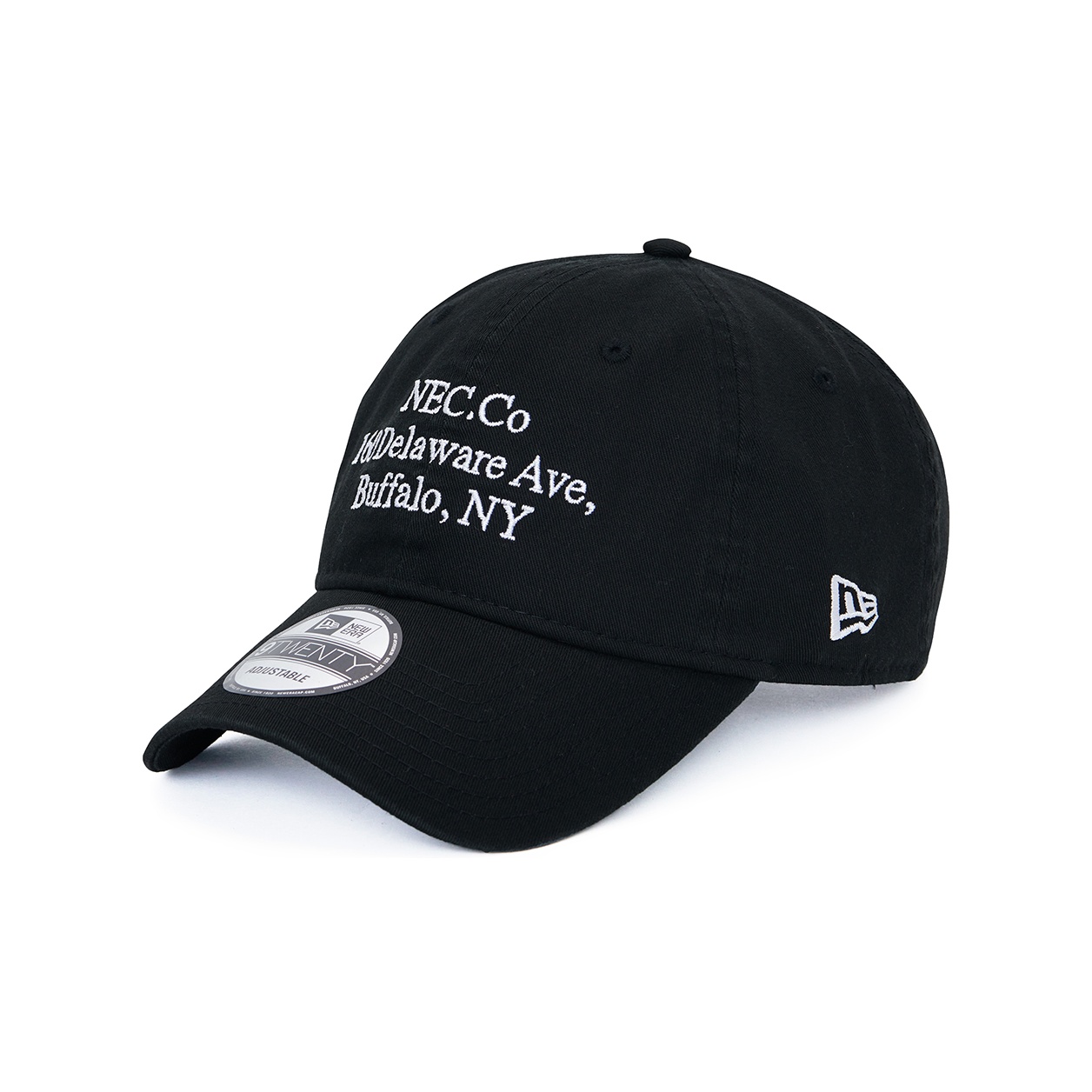 

New Era Хлопковая бейсболка унисекс черная, Black