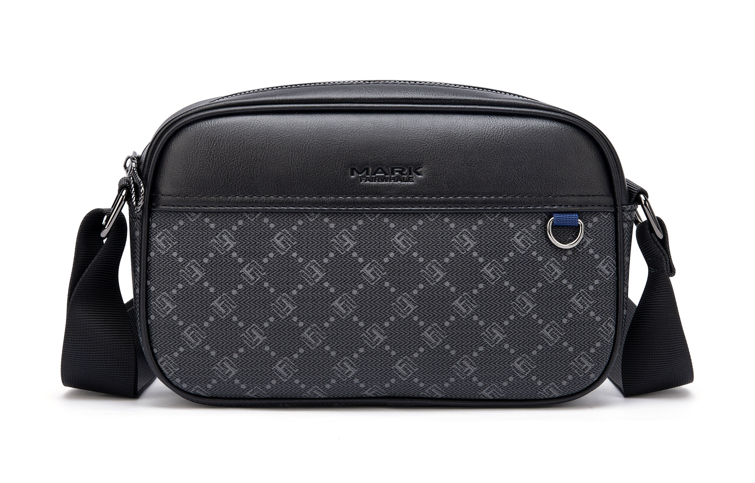 

Сумка через плечо из ПВХ с принтом "Трубы" Unisex FAIRWHALE, Свинцово-серый