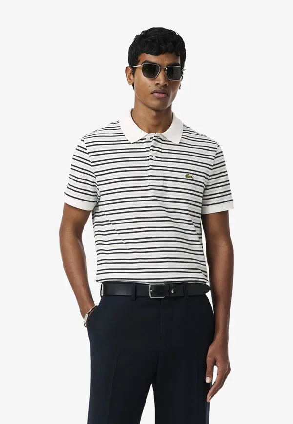 Рубашка поло Lacoste, Noir Blanc Xi