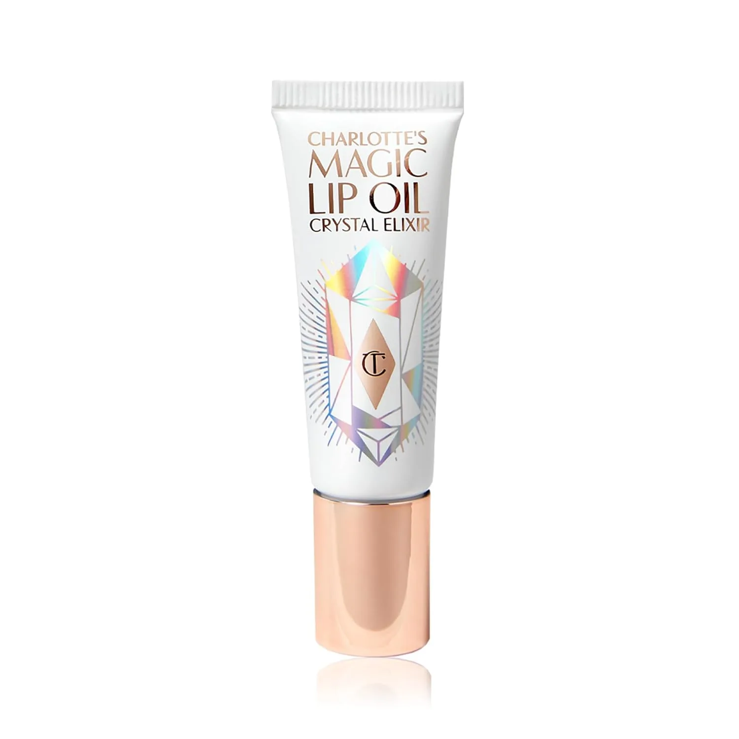 Charlotte Tilbury Magic Lip Oil - увлажняющее масло для губ с кристаллами, гиалуроновой кислотой и растительными экстрактами, также работает как ночная маска, Clear