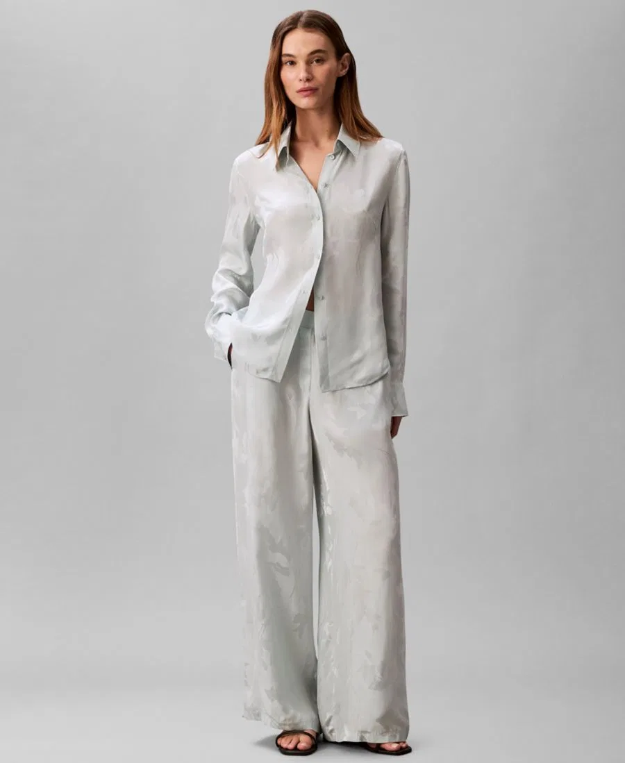 Женские широкие брюки на резинке Calvin Klein — фото 3