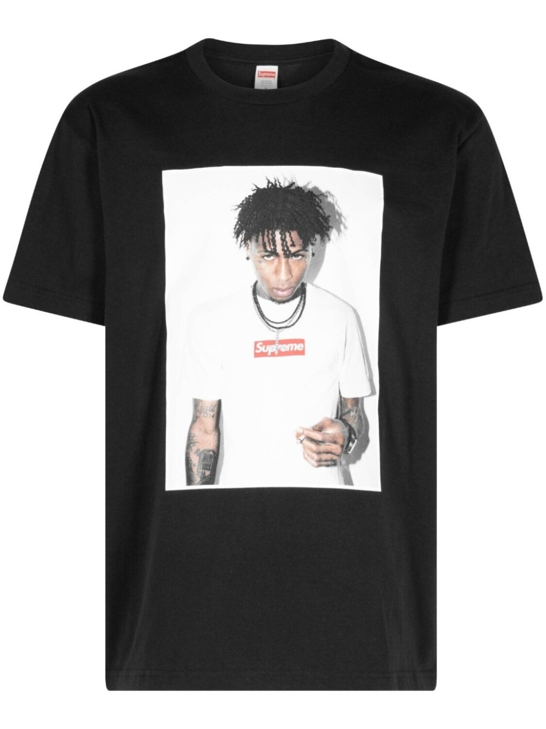 

Supreme футболка NBA Youngbow с фотопринтом, черный