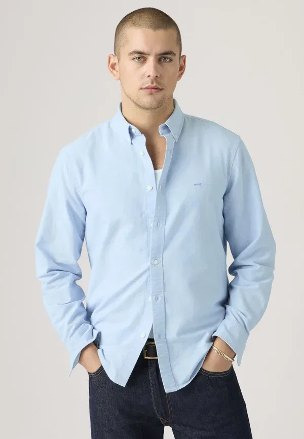 Рубашка Levi'S, модель Authentic shirt, цвет нежный шамбре синий — фото 3