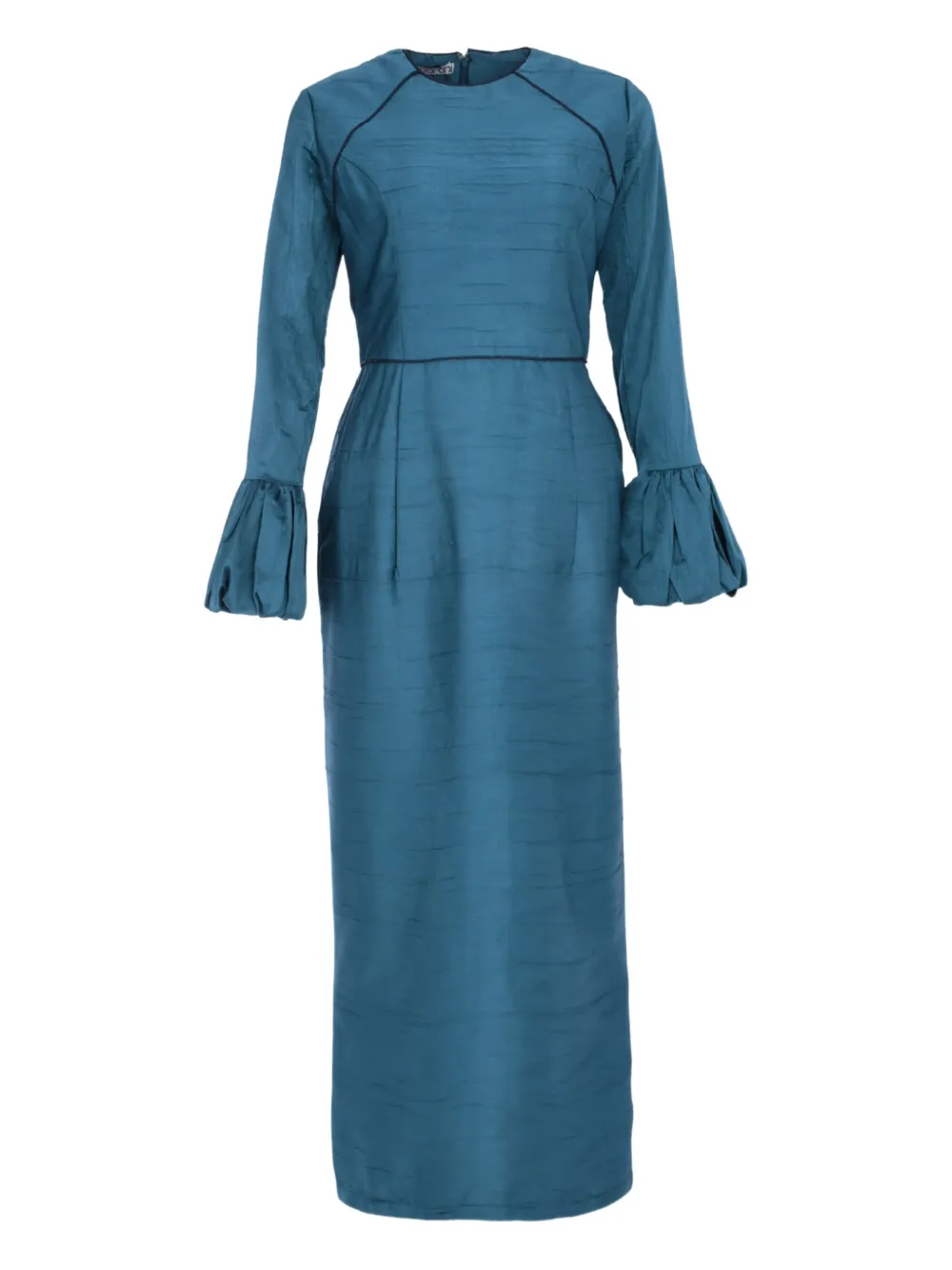 

Макси-платье Talia с оборками на манжетах Baruni, синий