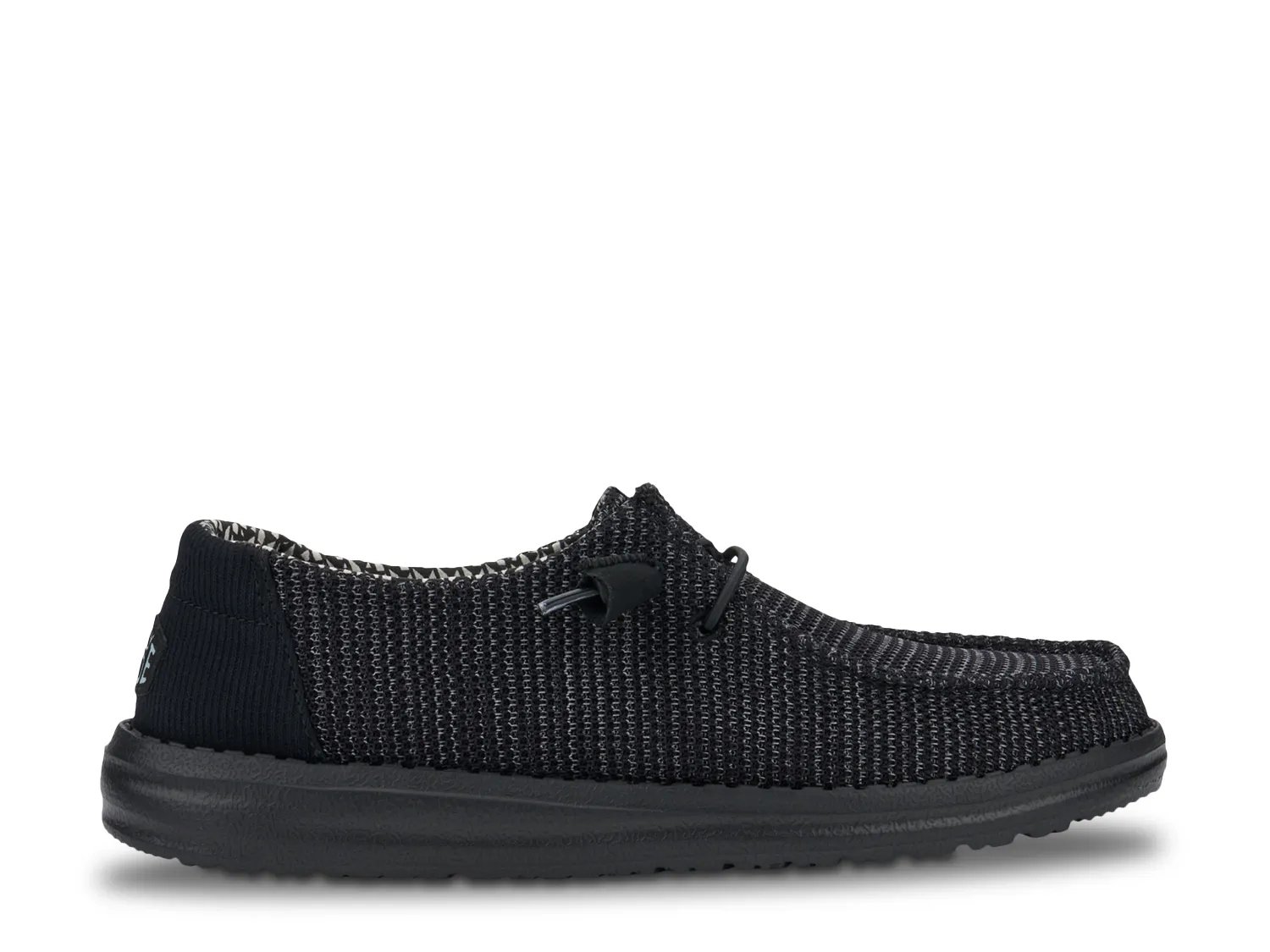 Слипоны HEYDUDE Wendy Stretch Sox Slip-On - Women's, черный — фото 2
