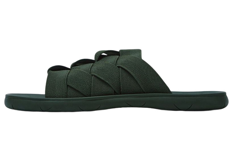 

Шлепанцы мужские Bottega Veneta Plat, темно-зеленый