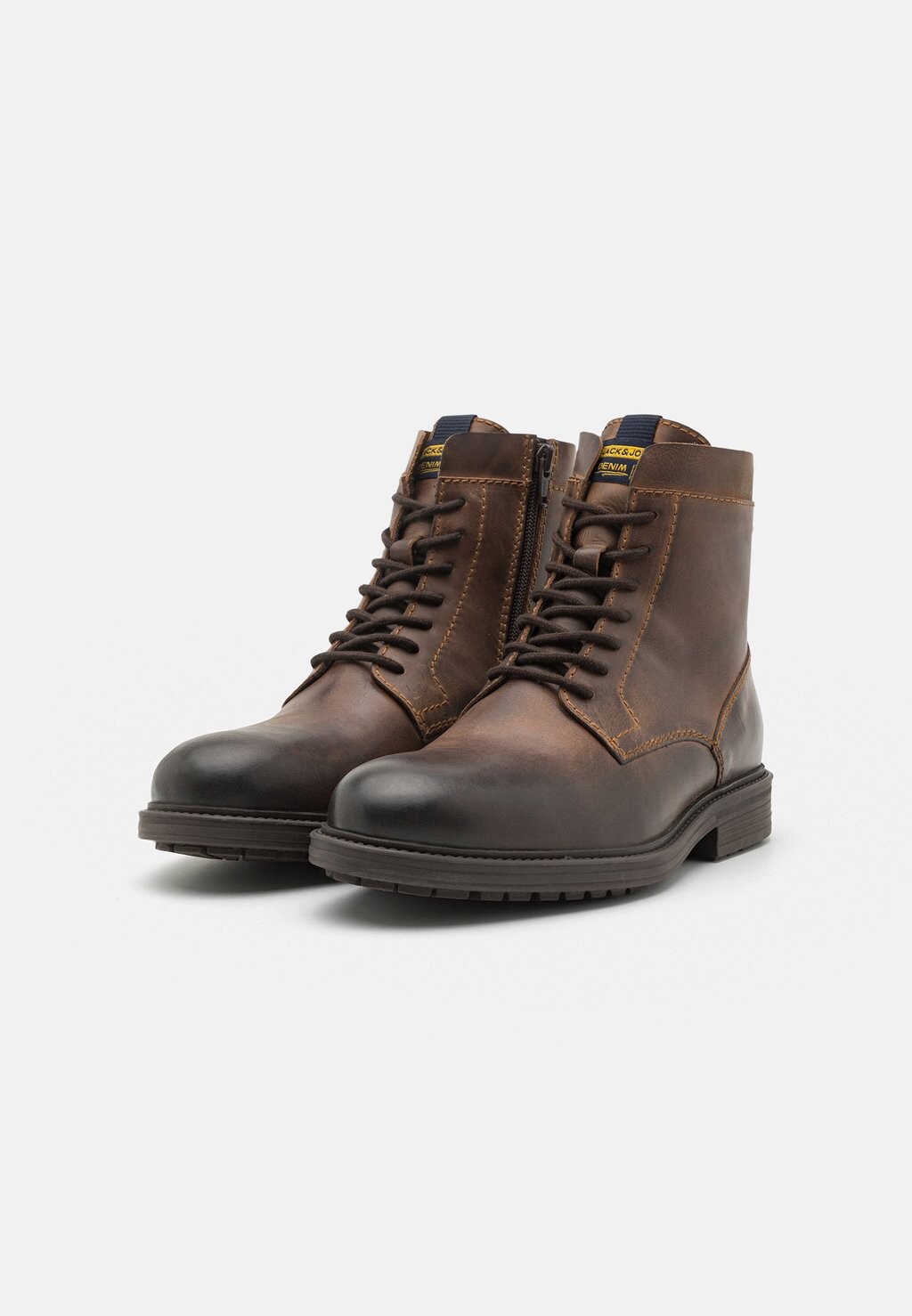 Ботильоны на шнуровке Jfwdelaney Boot Jack & Jones, цвет cognac — фото 2