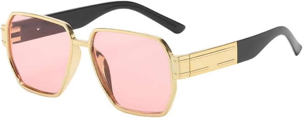 

Женские солнцезащитные очки больших размеров, модные солнцезащитные очки для активного отдыха, очки для уличной фотографии, ретро-тренд, очки с защитой от УФ-излучения UV400 UJNHGQ, Pink