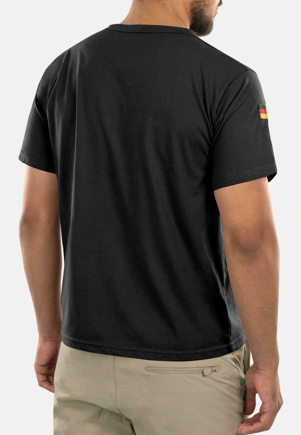 

Футболка с принтом BUNDESWEHR KURZARM SHIRT TROPENHEMD UNTERHEMD normani Outdoor Sports, черный