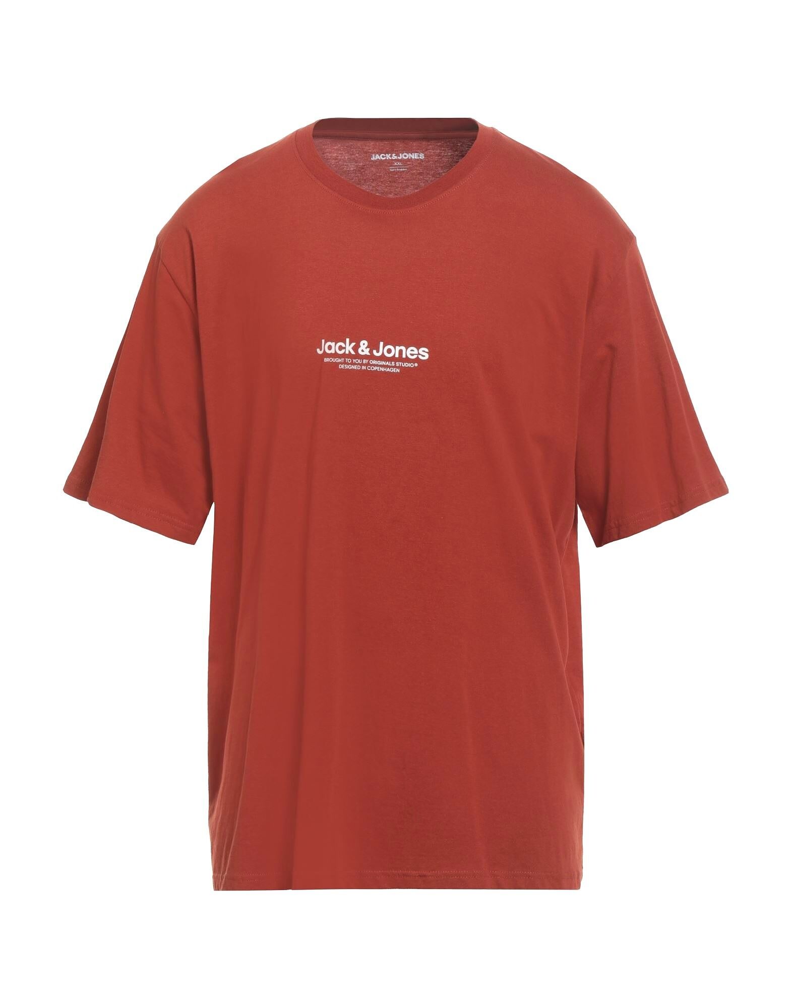 

Футболка Jack & Jones, красно-коричневый, Красный, Футболка Jack & Jones, красно-коричневый