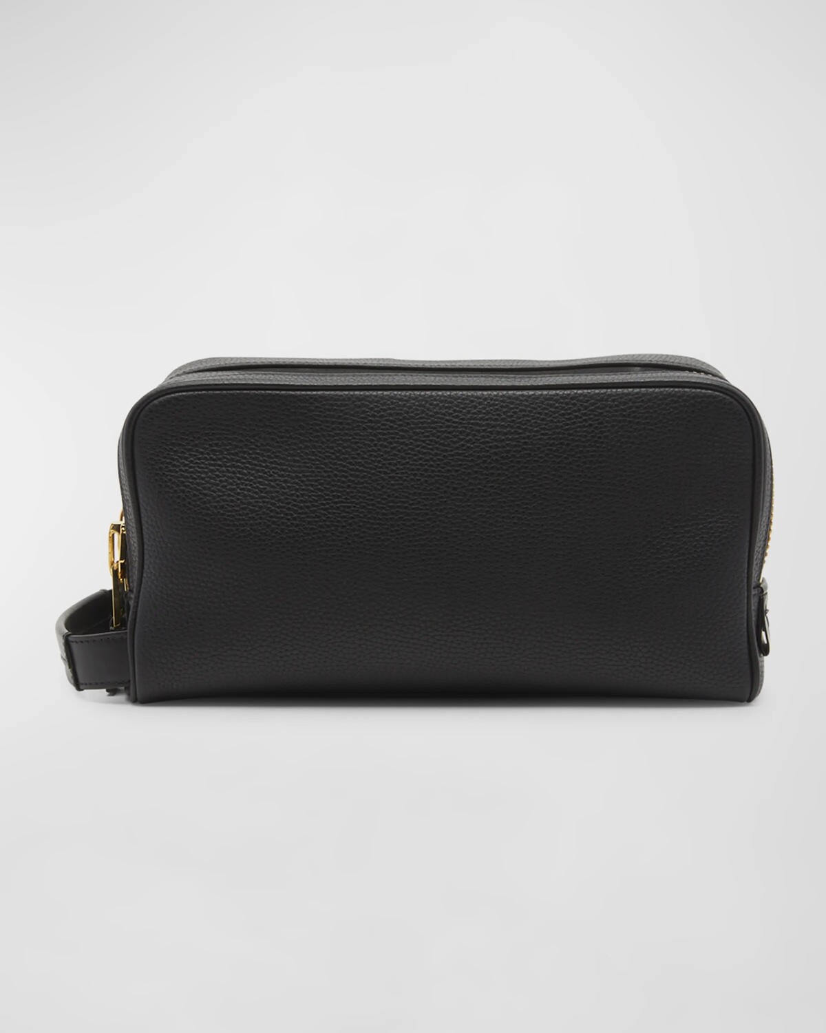 

Мужская косметичка из мягкой кожи с двойной молнией TOM FORD, цвет Black