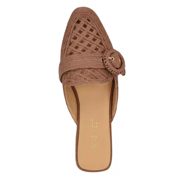 Женские повседневные мюли Caspe с острым носком Nine West, цвет dark brown — фото 4