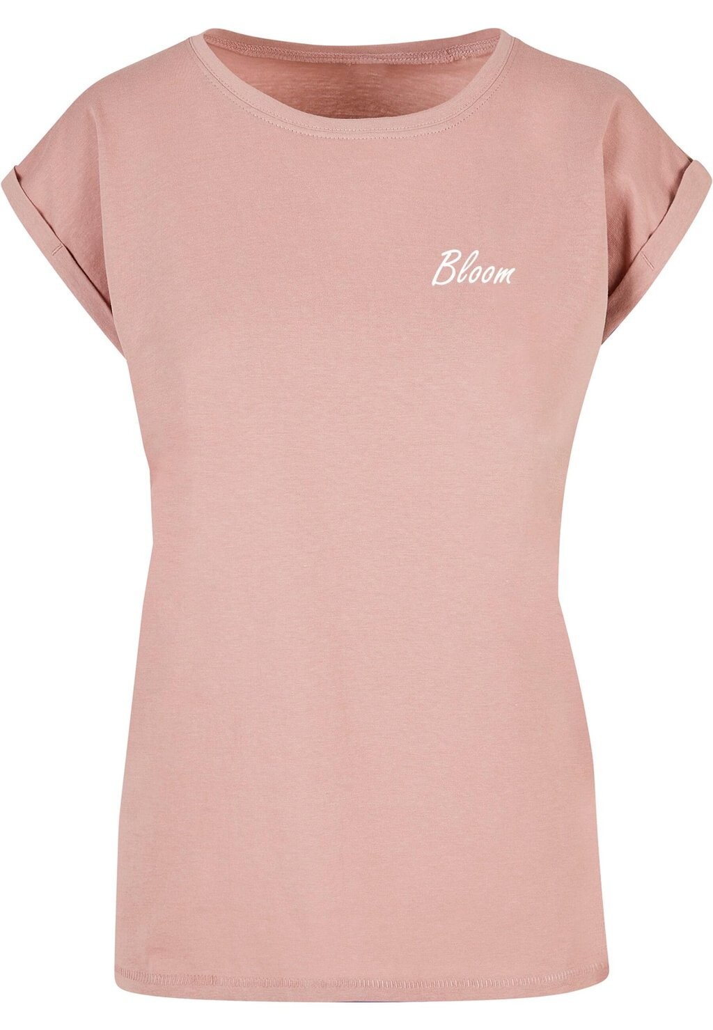 

Футболка с принтом FLOWERS BLOOM EXTENDED SHOULDER Merchcode, розовый
