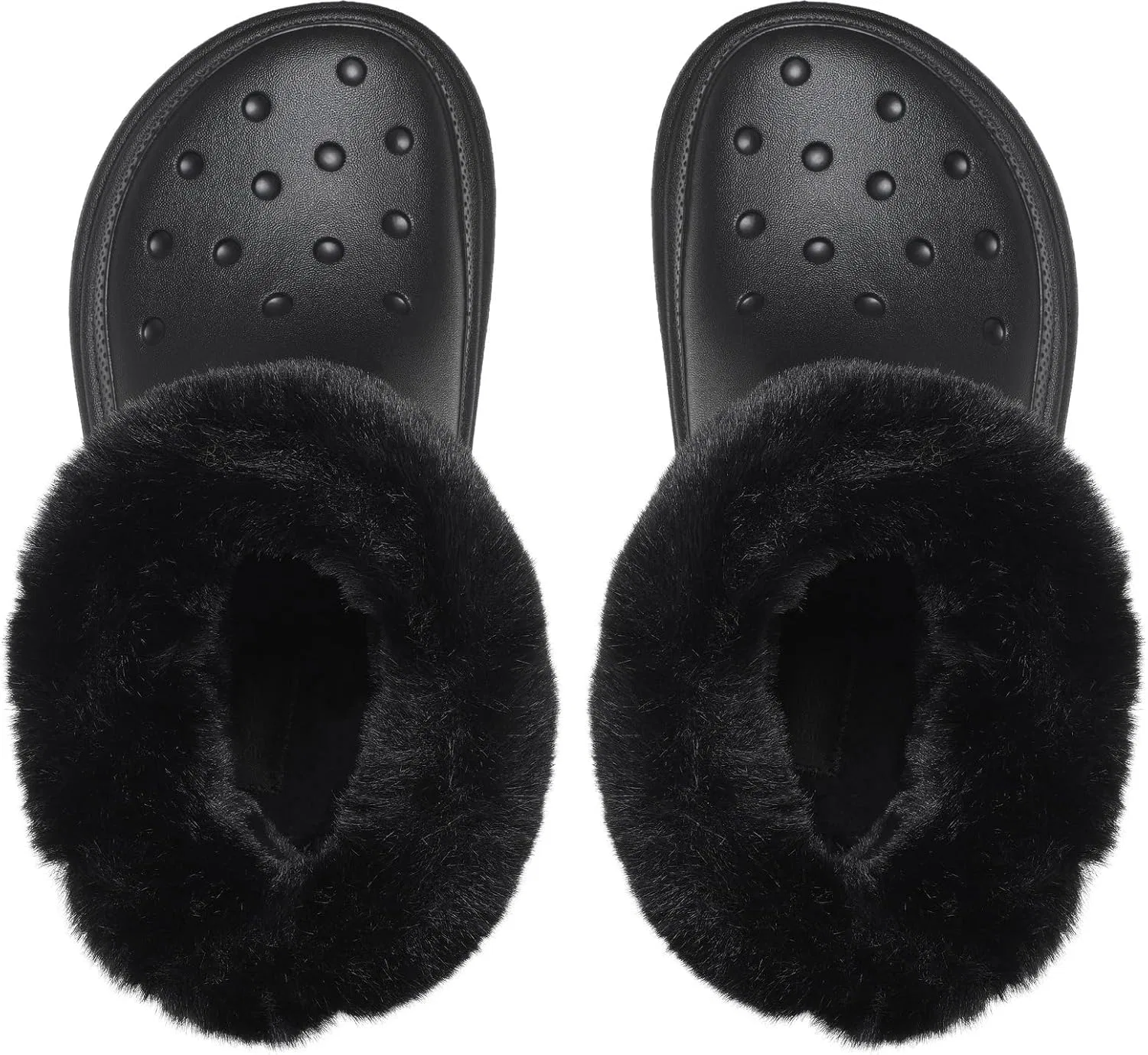 Взрослые зимние ботинки унисекс Crocs Stomp на платформе, черный — фото 2