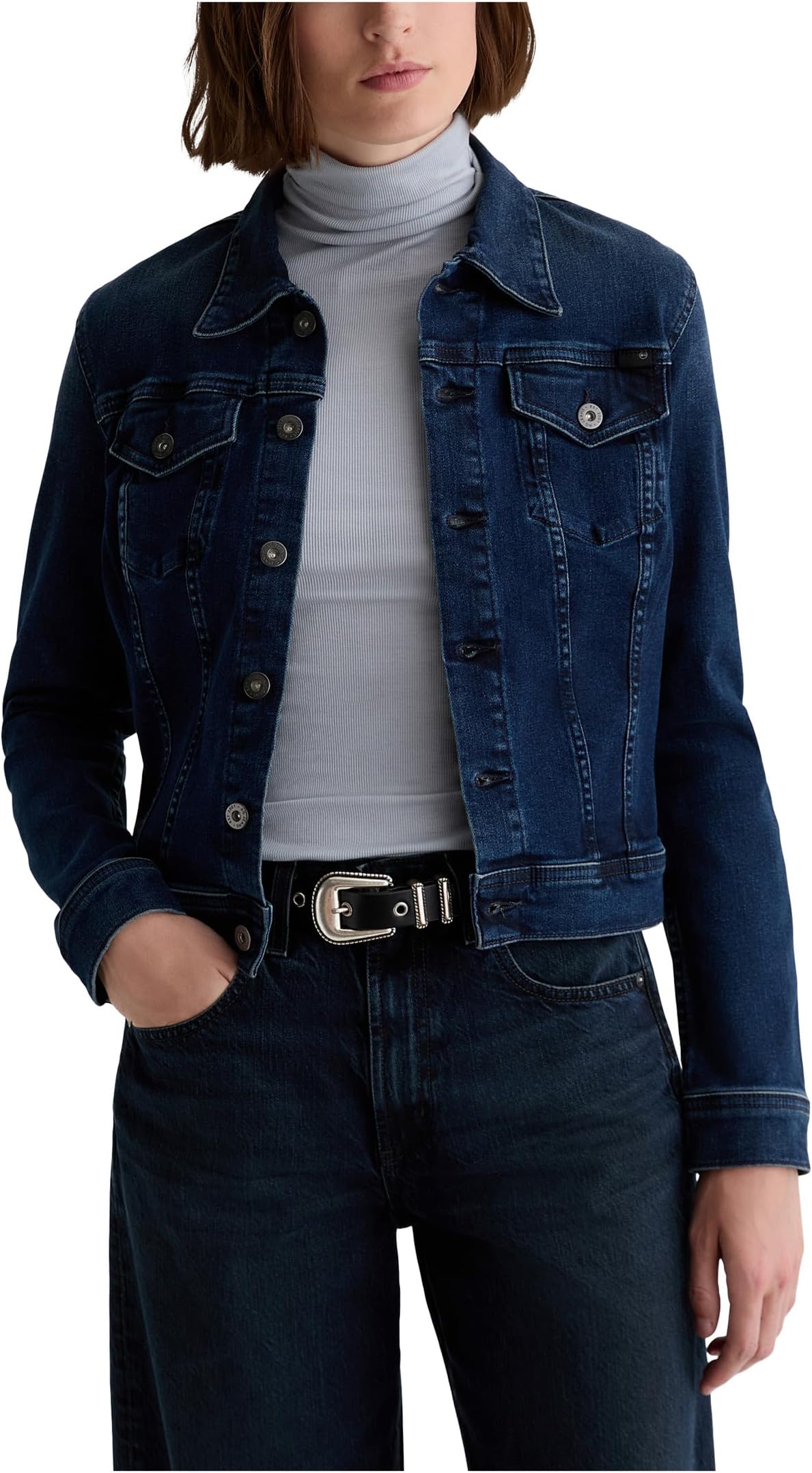 

Женская приталенная джинсовая куртка Robyn AG Jeans, Side Effect