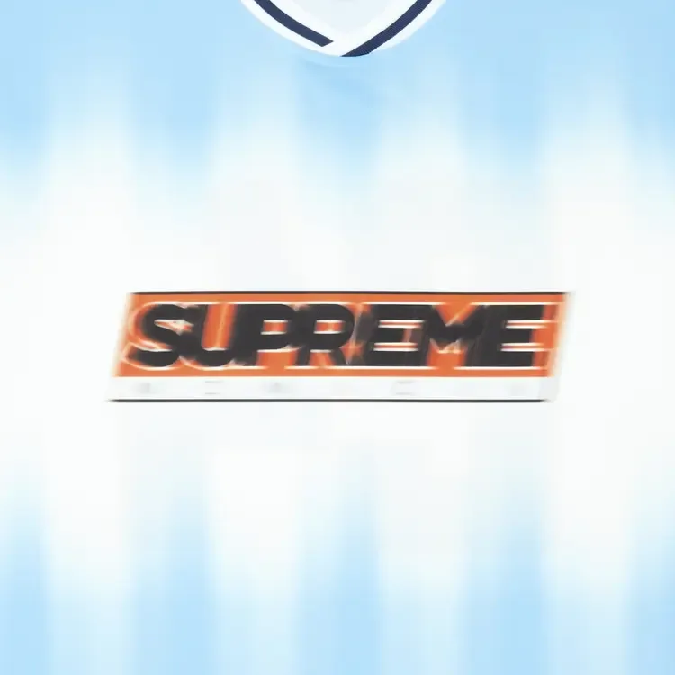 Футбольная майка Supreme Blur, синяя — фото 3