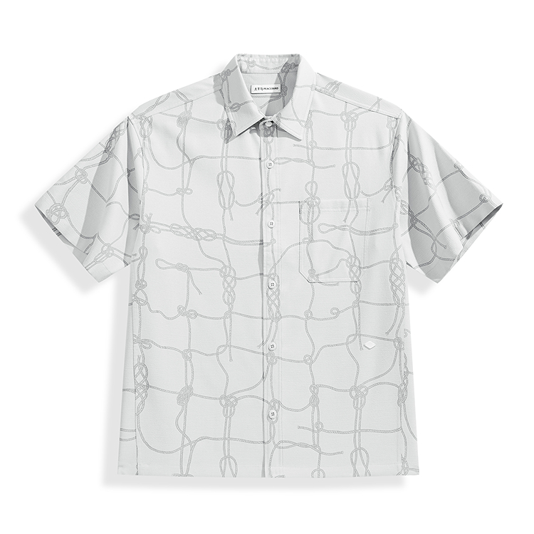 

PEACEBIRD MEN Рубашка мужская Mist White 1 Lapel Moderate