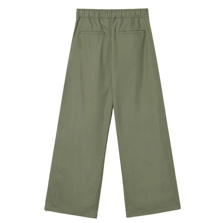 Женские карго-штаны LACOSTE, BMY/Khaki Green — фото 3