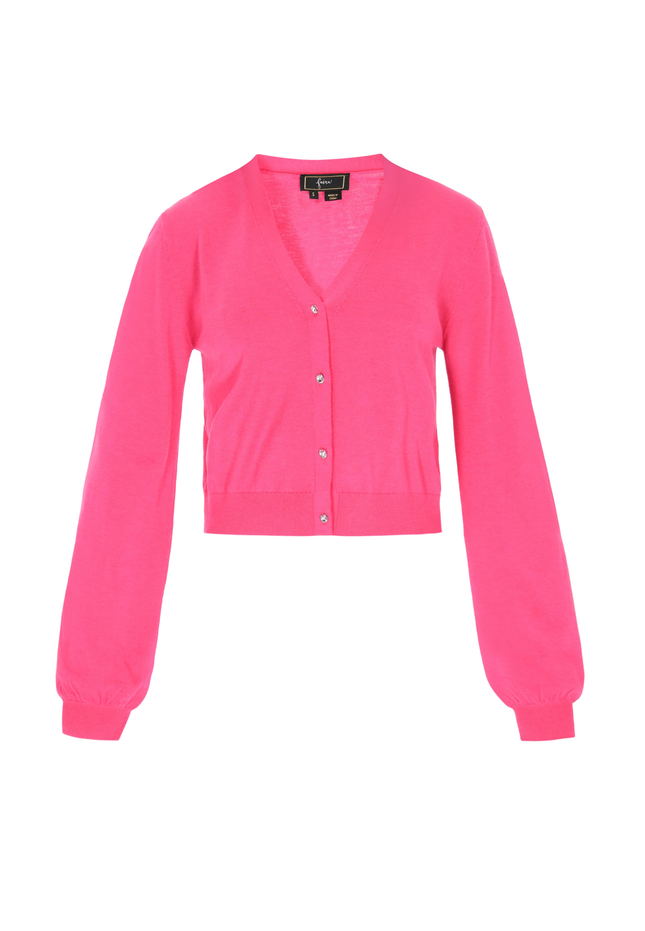 

Faina Вязаный кардиган в розовом цвете