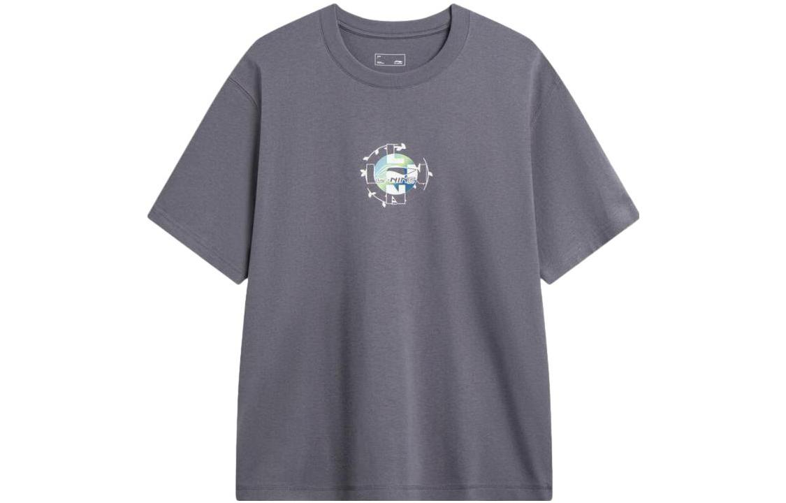 

Футболка мужская LiNing Sports Lifestyle Collection Sports Trendy Collection, цвет дымчато-серый