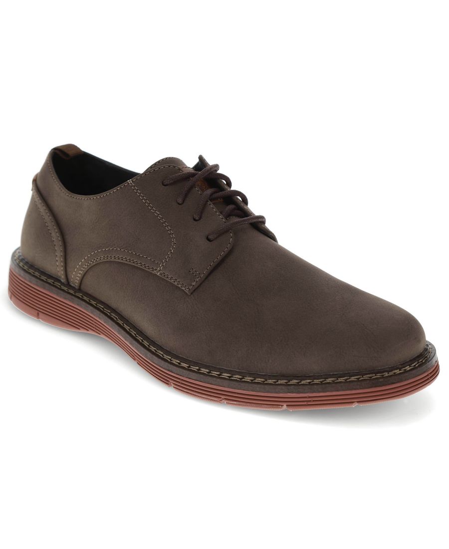 

Мужские повседневные оксфордские туфли Easedale на шнуровке Dockers, Dark Brown