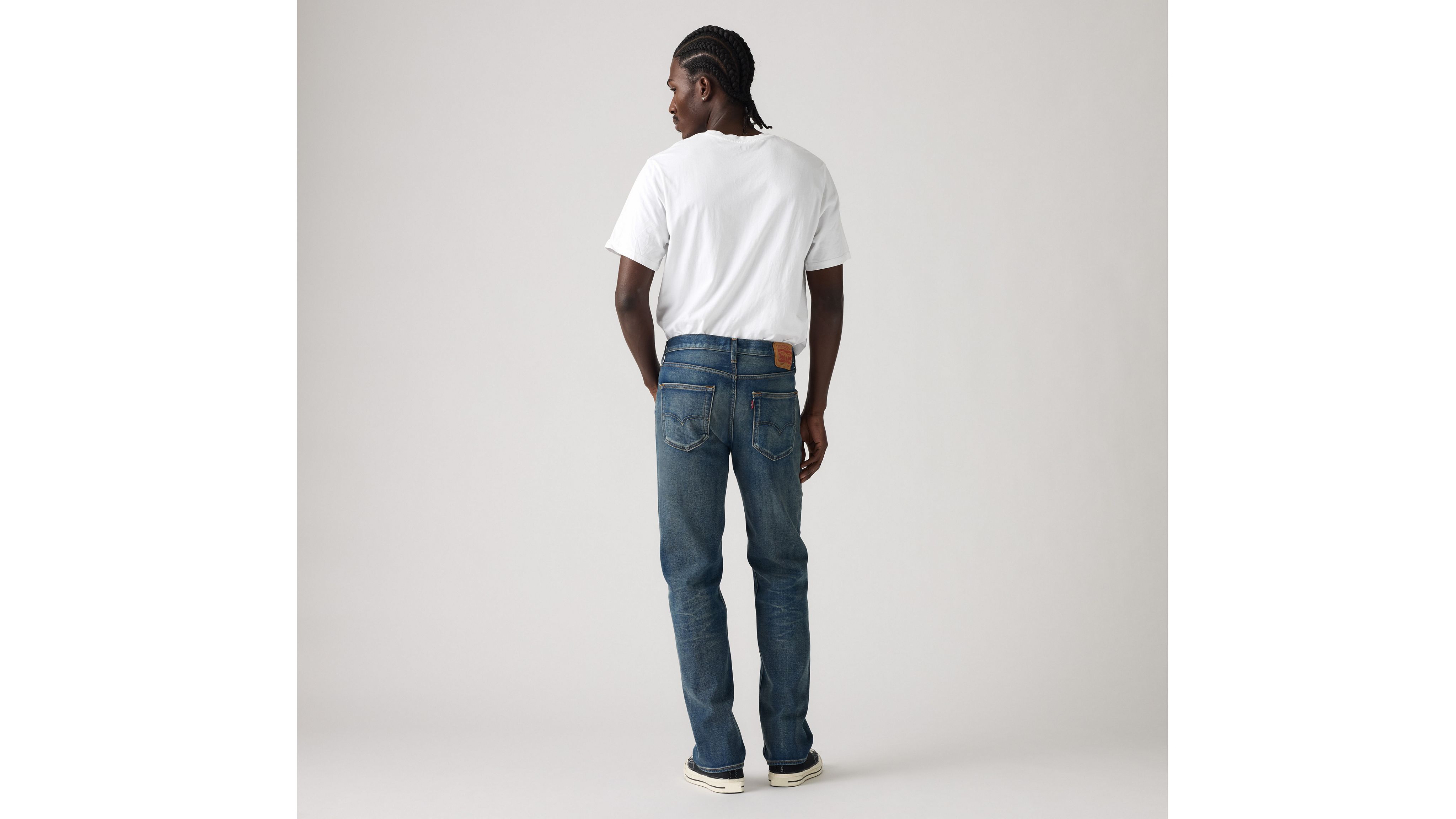 Мужские джинсы 501 Original Fit Levi's, 3pm In Columbus - Dark Wash — фото 4