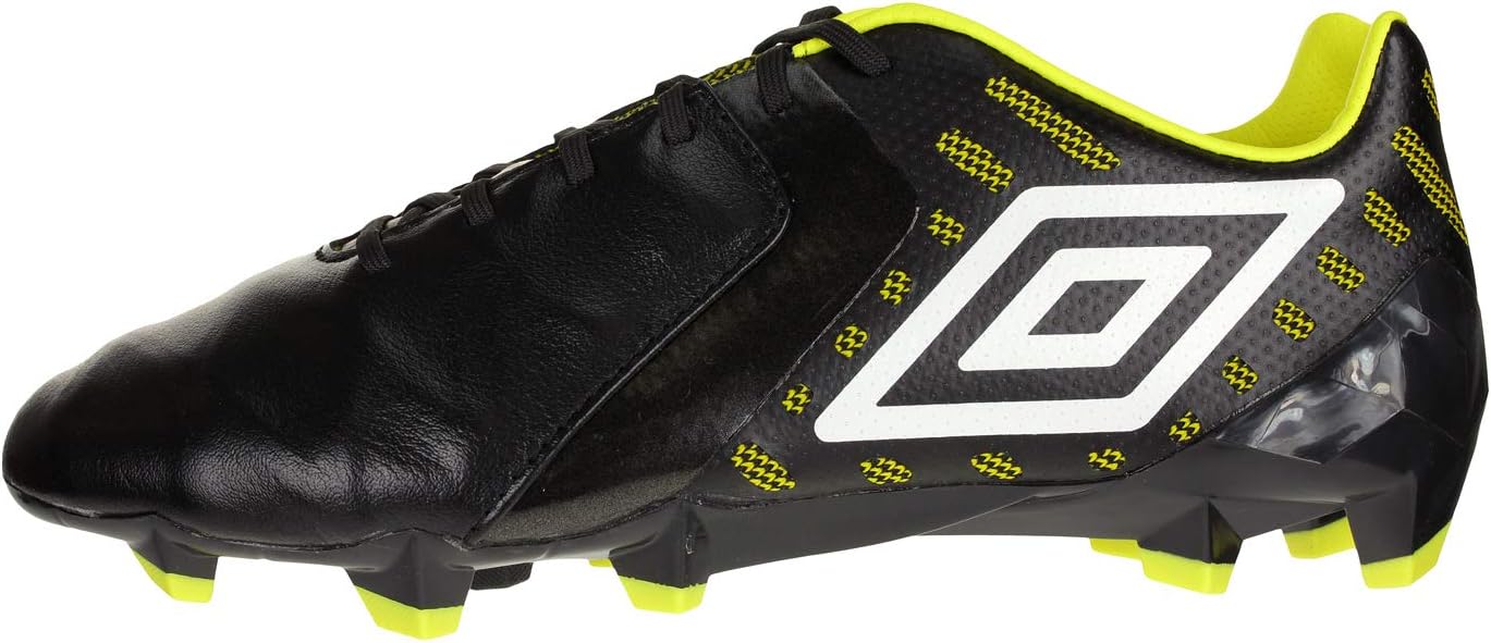 Футбольные бутсы Umbro Medusae II Pro для мужчин, для твердого грунта, варианты цвета, черный/белый/золотой — фото 3