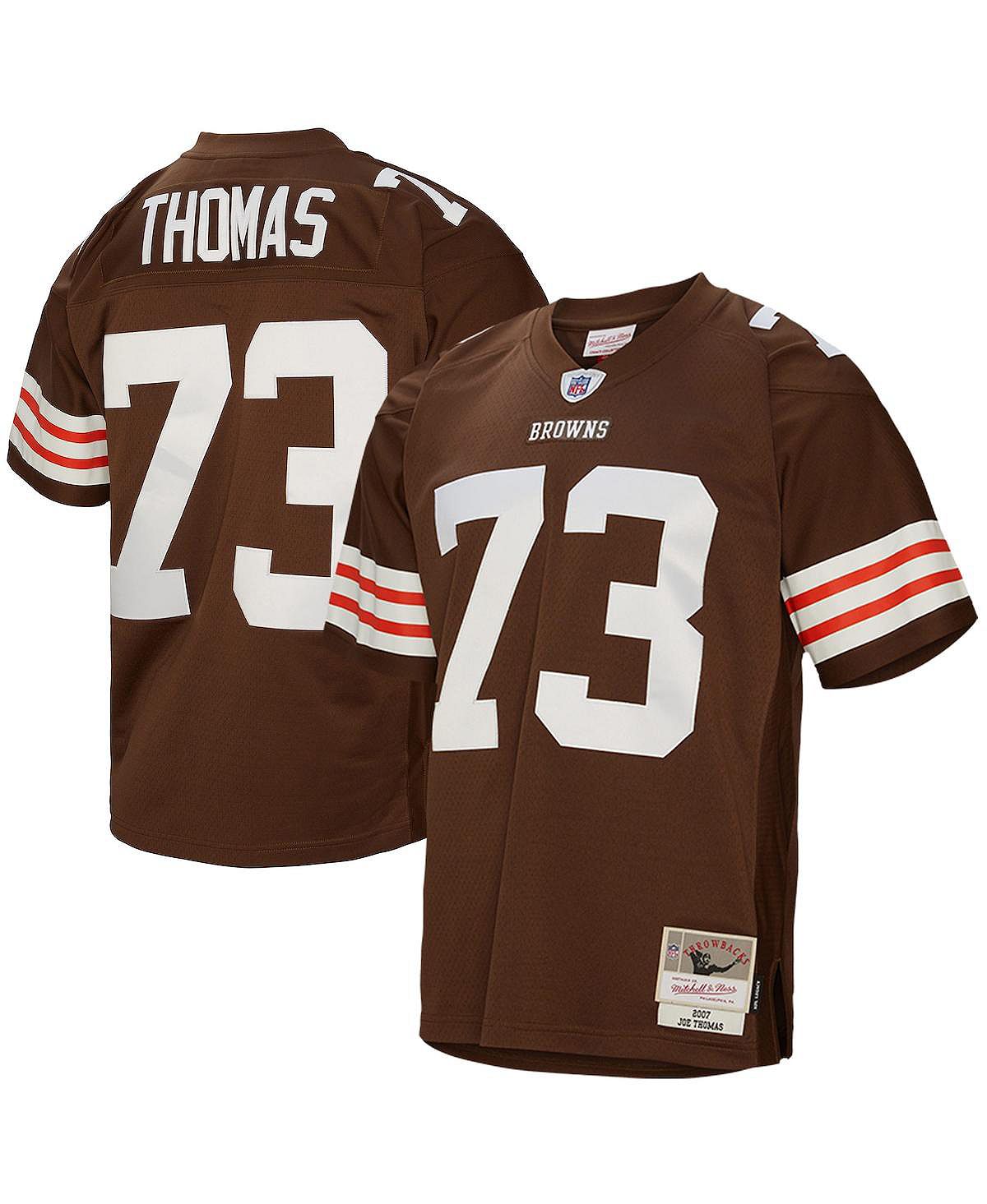 

Мужская майка Джо Томаса Брауна Cleveland Browns 2007 Legacy, вышедшего на пенсию игрока Mitchell & Ness