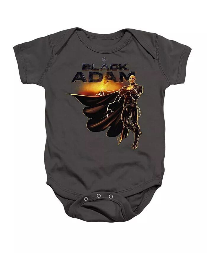 

Логотип Baby Girls с костюмом персонажа Black Adam, серый