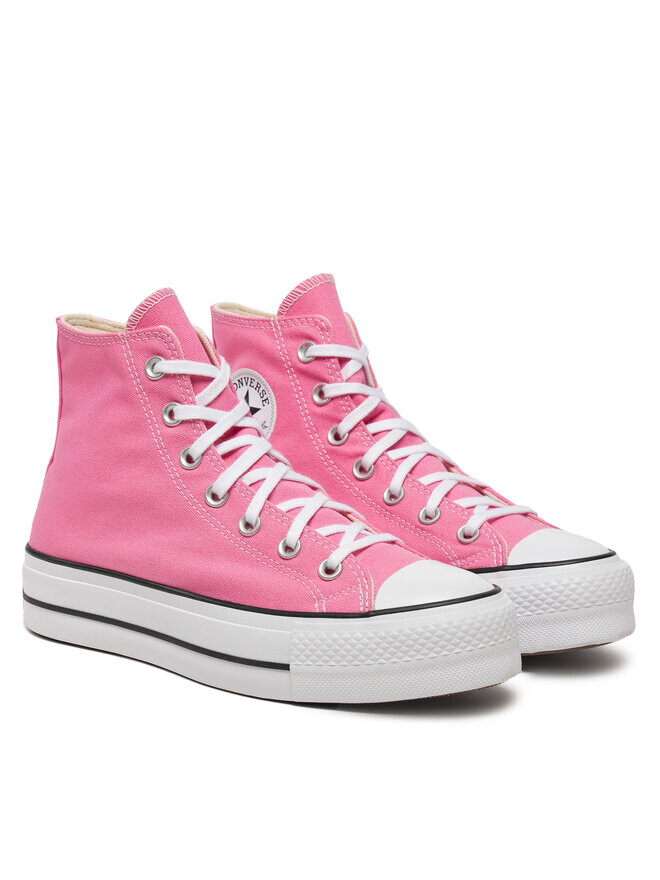 Кроссовки Converse Bambas Chuck Taylor All Star Lift Platform HI A08216C, розовый — фото 2