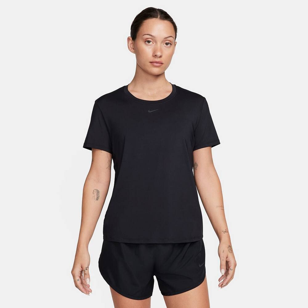 

Женская классическая футболка с короткими рукавами Nike One Dri-FIT, черный