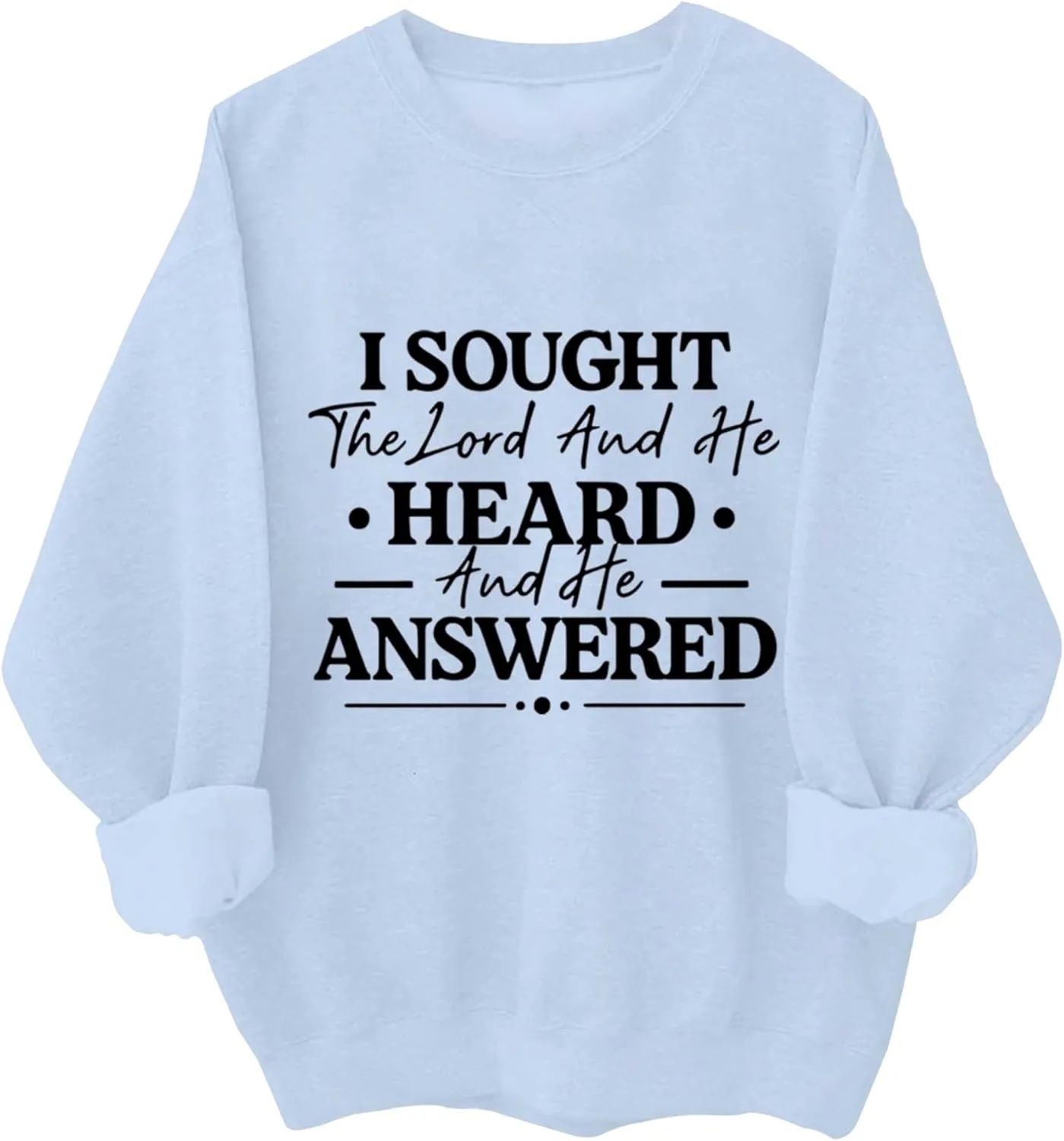 

Толстовка I Sought The Lord And He Heard And Answered Relliot