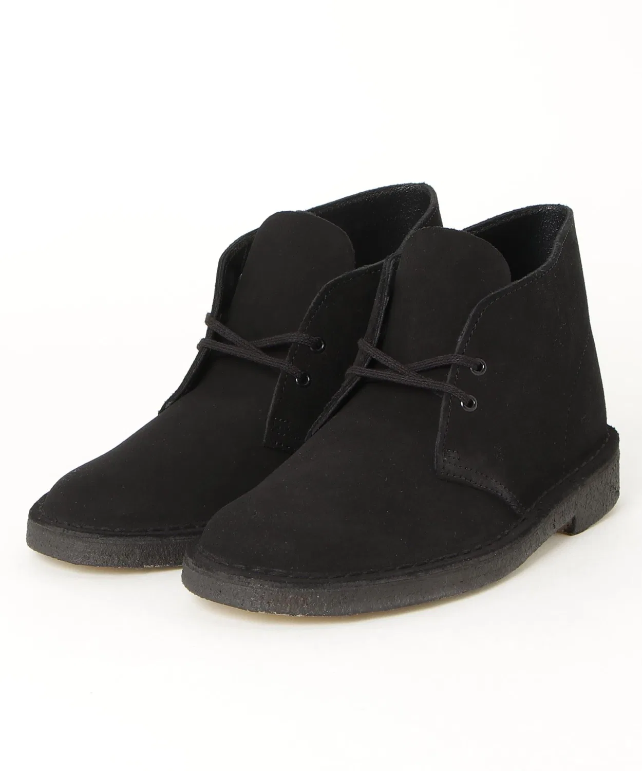 Ботинки мужские Desert Boot Clarks на шнуровке, черные