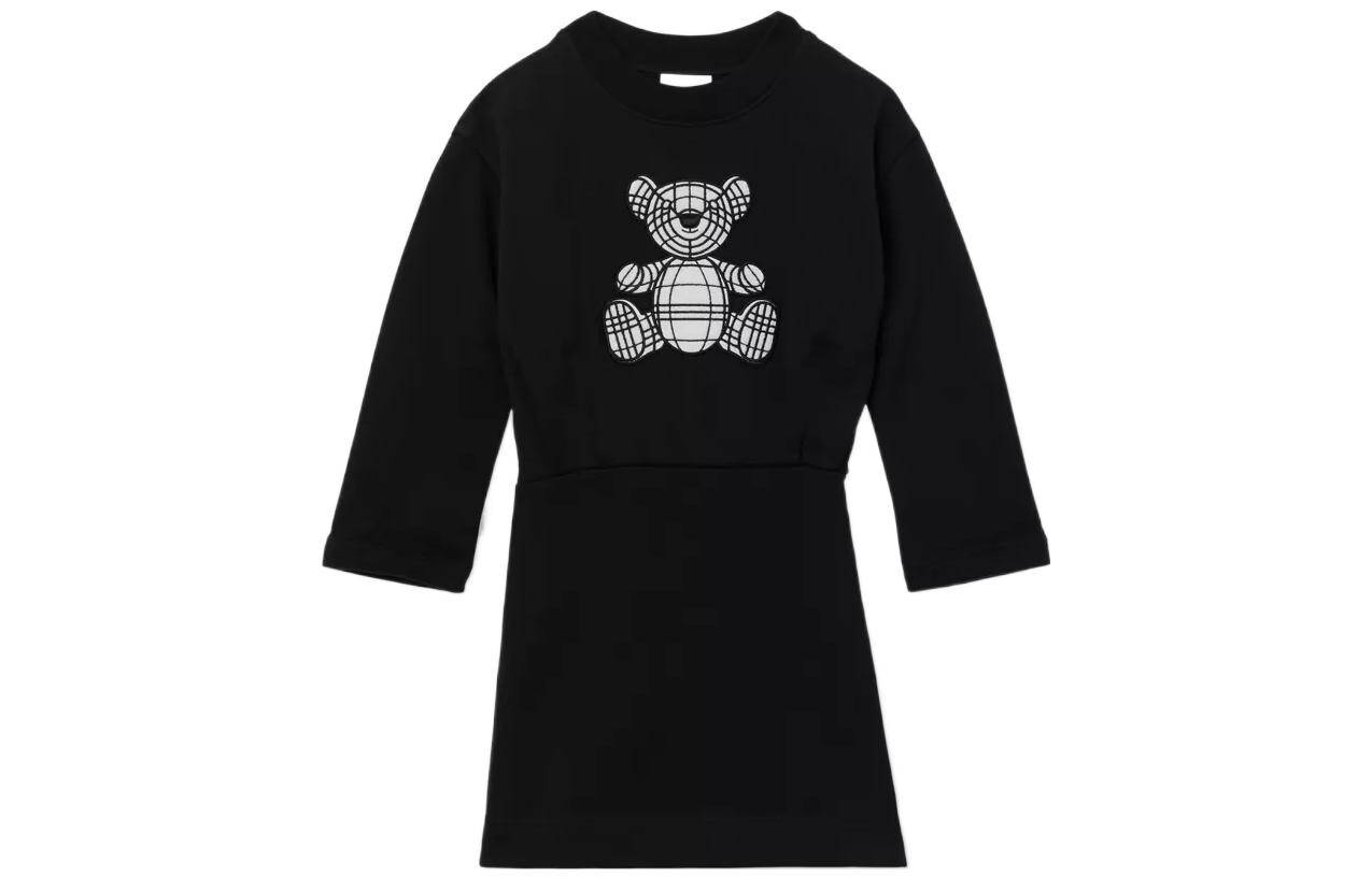 

Детское платье Burberry для малышей, цвет Black