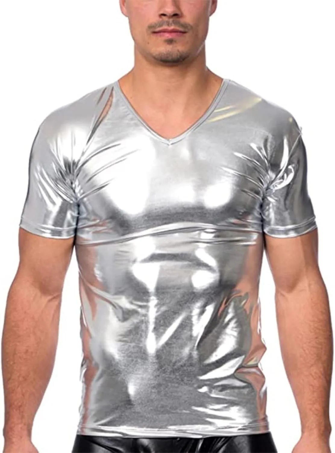 

Мужская футболка с коротким рукавом Disco Shiny Sequins