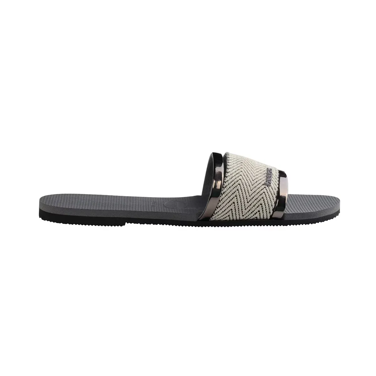 You Trancoso Premium Havaianas Женские шлепанцы, серый/золотой — фото 2