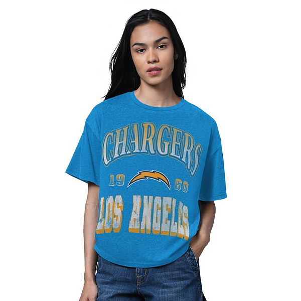 

Женская футболка Los Angeles Chargers Hall of Fame цвета пудрово-голубого хлопка oversize Starter, Синий, Женская футболка Los Angeles Chargers Hall of Fame цвета пудрово-голубого хлопка oversize Starter