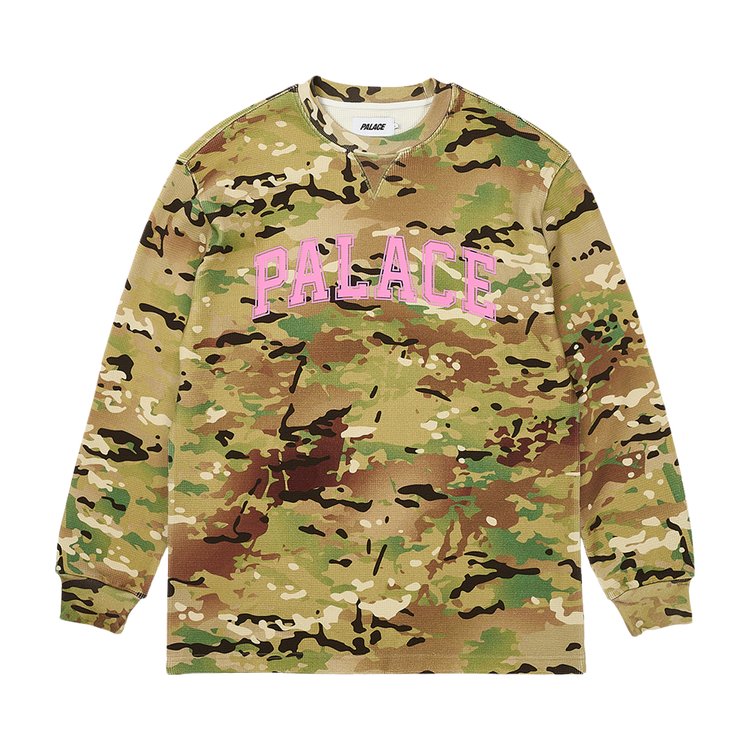 

Лонгслив Palace Waffle Long-Sleeve, разноцветный