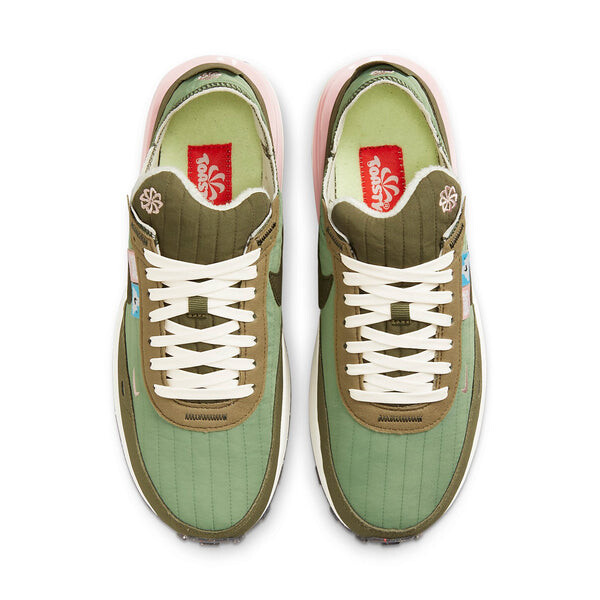 Кроссовки waffle one nn 'toasty - oil green' Nike, зеленый — фото 4
