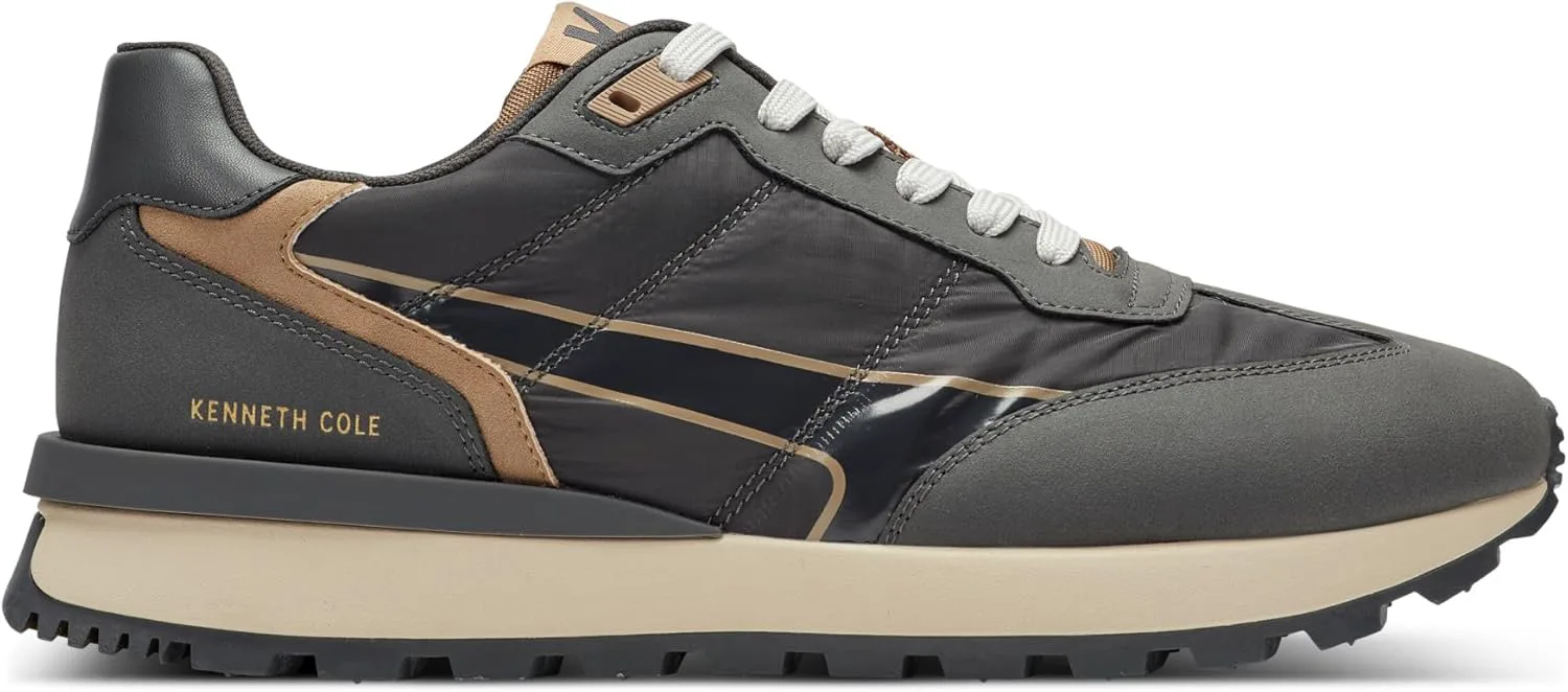 Мужские кроссовки Kenneth Cole New York Pryor, черно-серый мультиколор — фото 4