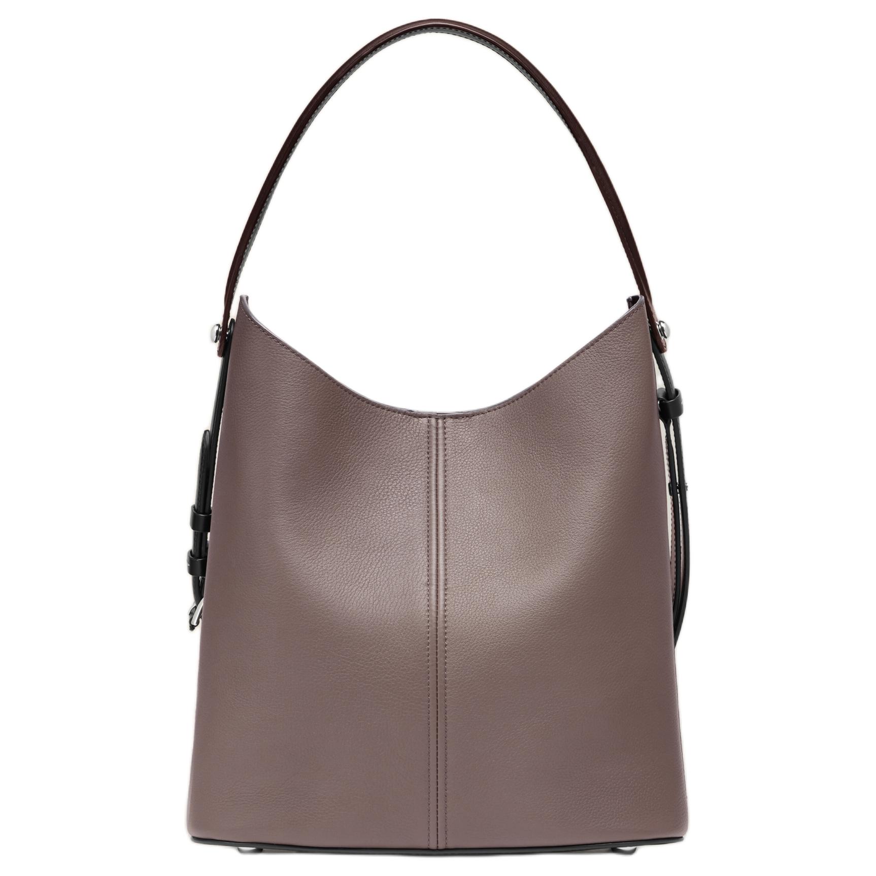 Maison Margiela Сумка HOBO из телячьей кожи, женская коричневая сумка через плечо — фото 3