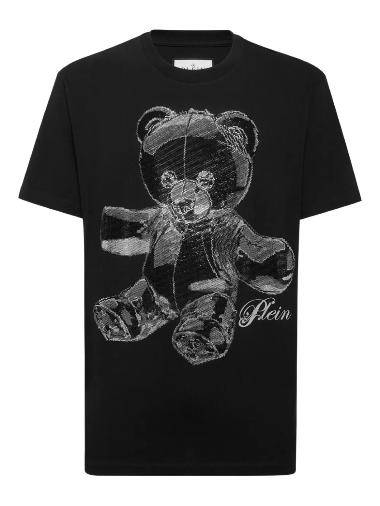 

Футболка с мотивом плюшевого мишки Philipp Plein, черный